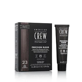 American Crew CLASSIC: PRECISION BLEND Natural Gray Coverage 2-3 Dark 3 x 40 ml