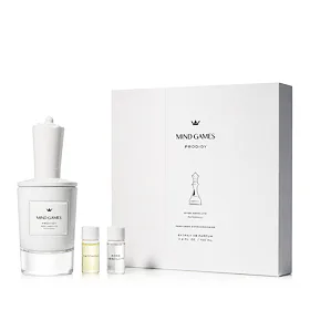 Mind Games Prodigy комплект  Парфюмен екстракт 100 ml + Rose Absolute 3 ml + Patchouli 3 ml + попива