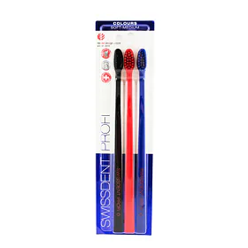 Swissdent Profi Colours Trio Soft-Medium Четка за зъби